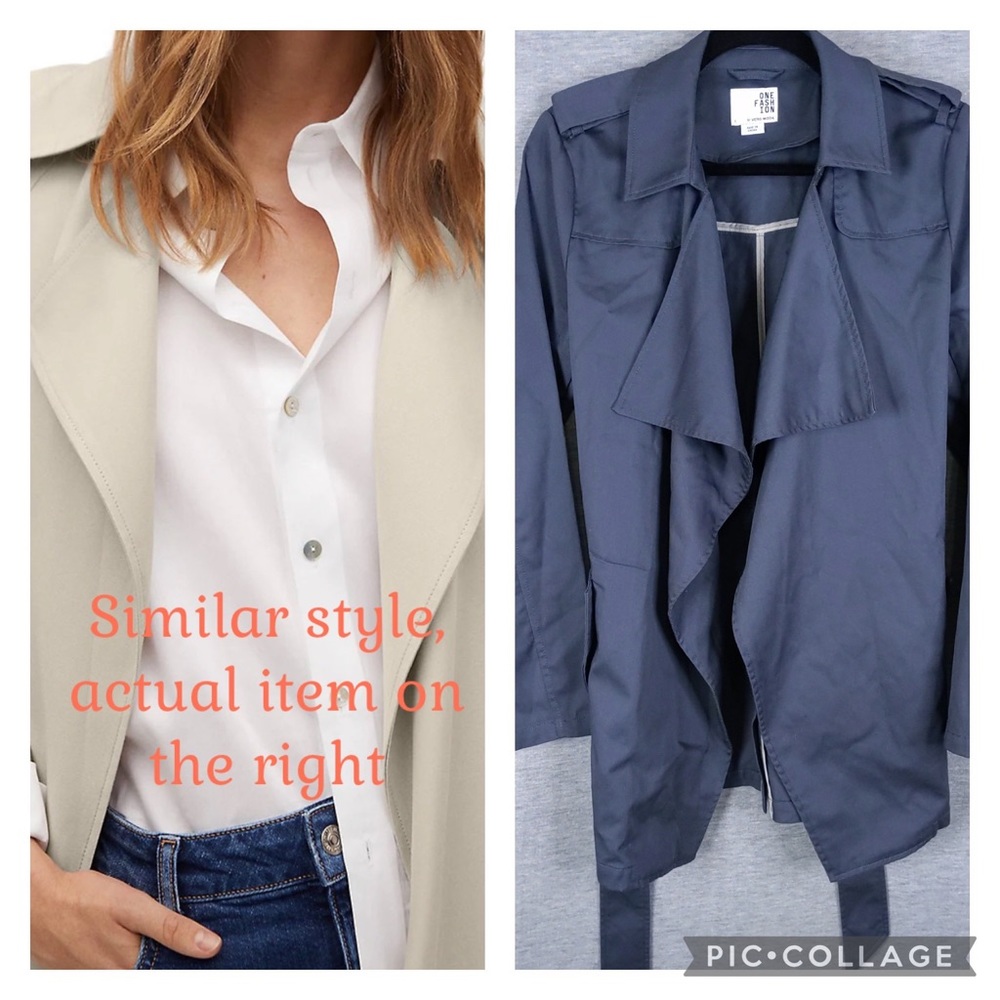 👯‍♀️Host Pick⚡️One Fashion by Vero Moda Wrap Belted Coat - Picture 2 of 11